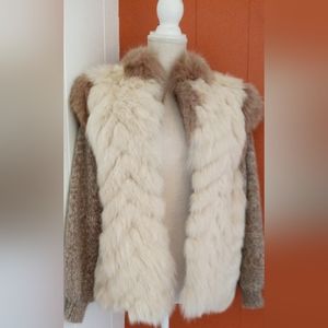Beautiful Rabbit Fur Coat